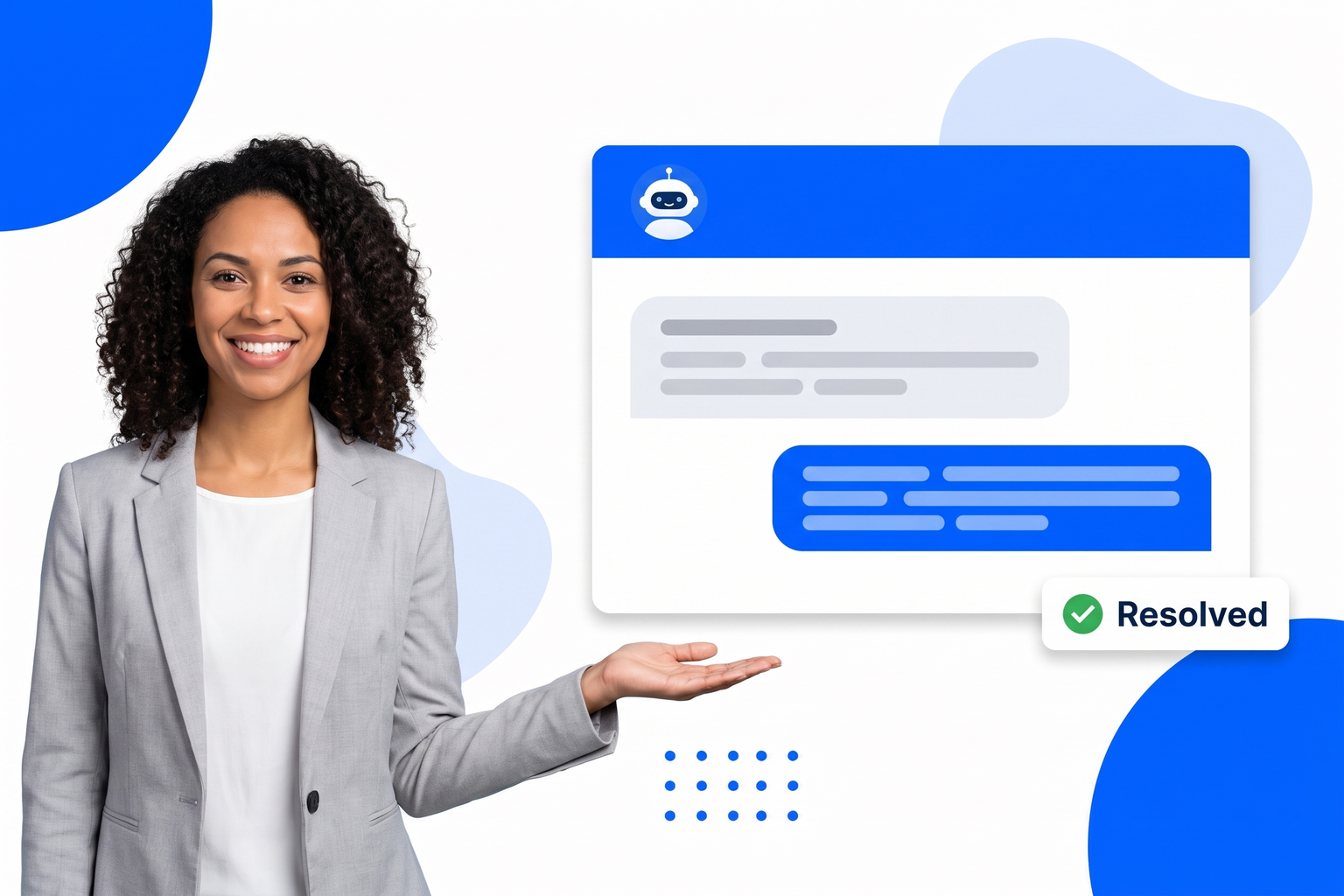 Customer Service Chatbot in use on a website
