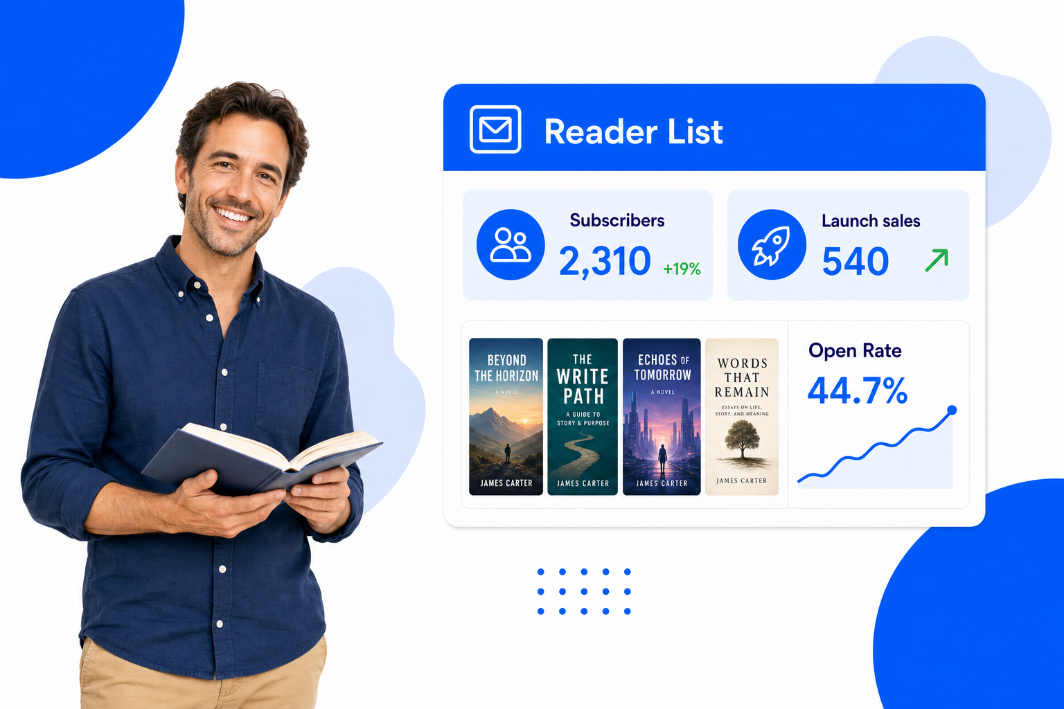 What you can do with email marketing for Authors