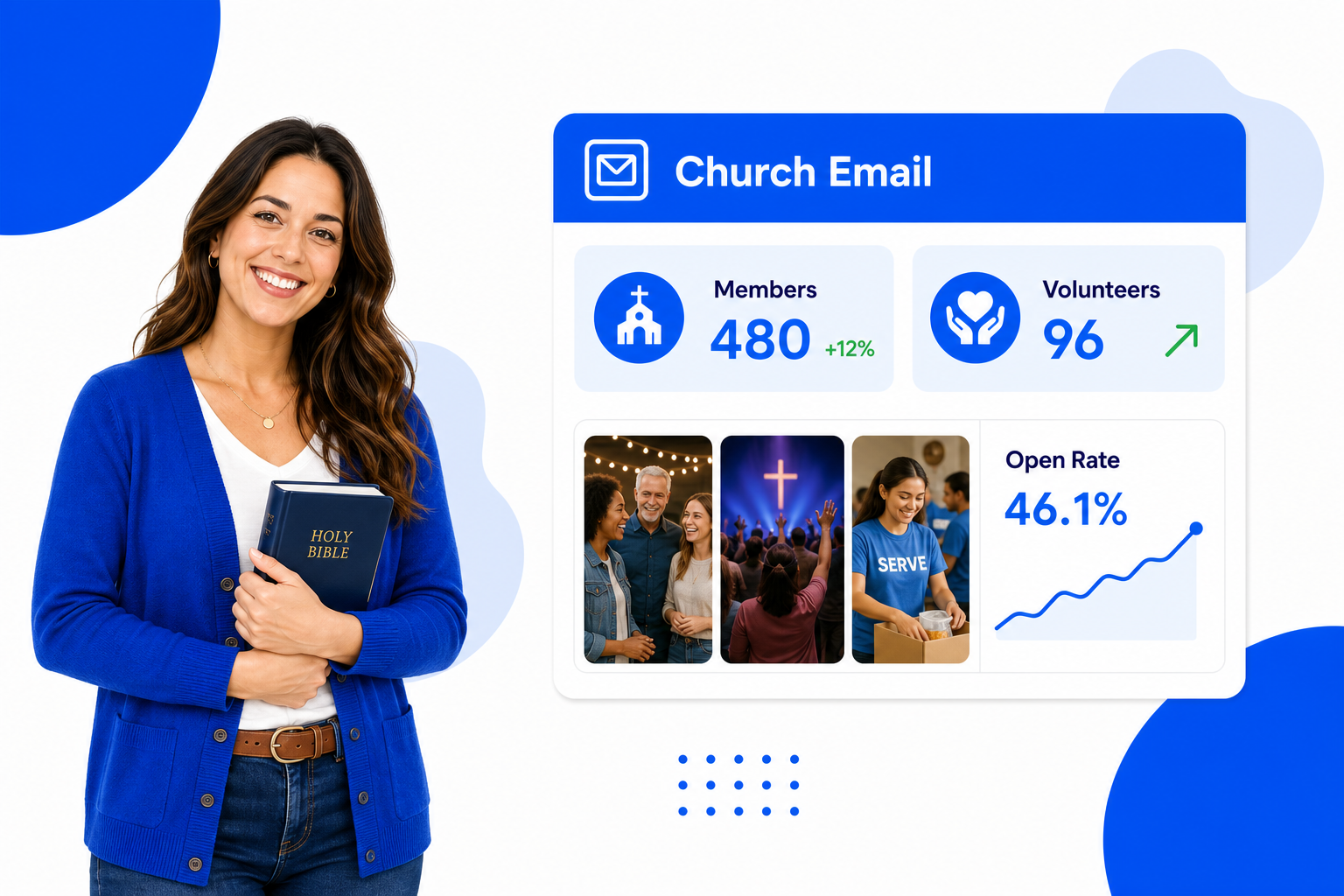 What you can do with email marketing for Churches