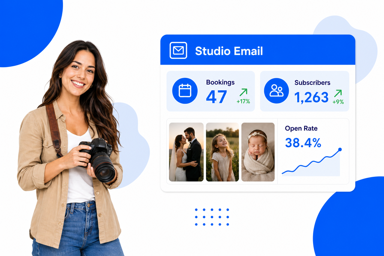 What you can do with email marketing for Photographers