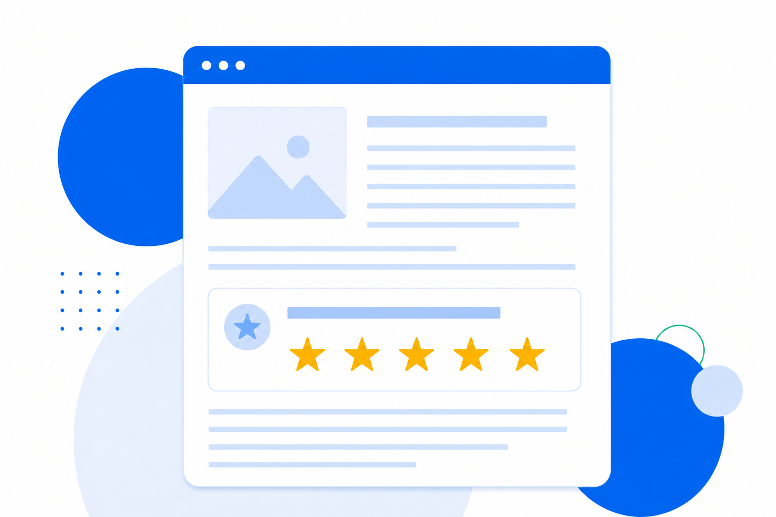 Feedback widget embedded inline within page content