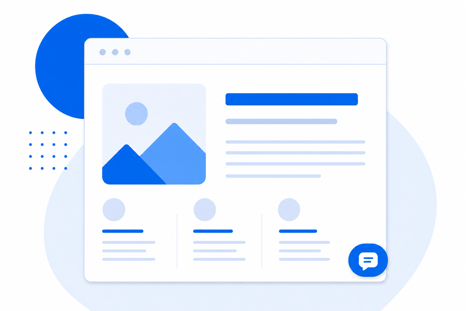Floating feedback widget button on a webpage