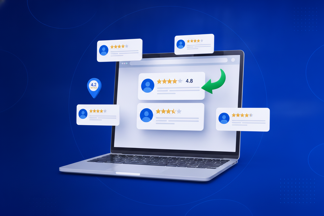 How to Add Google Reviews to Your Website guide cover