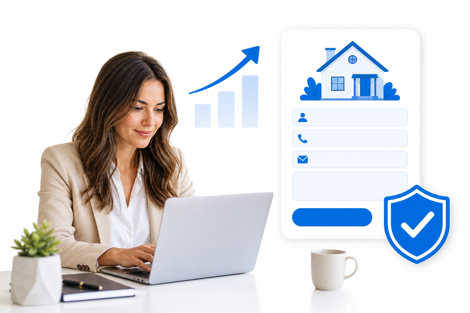 Real estate agent capturing buyer enquiries with a spam-protected form