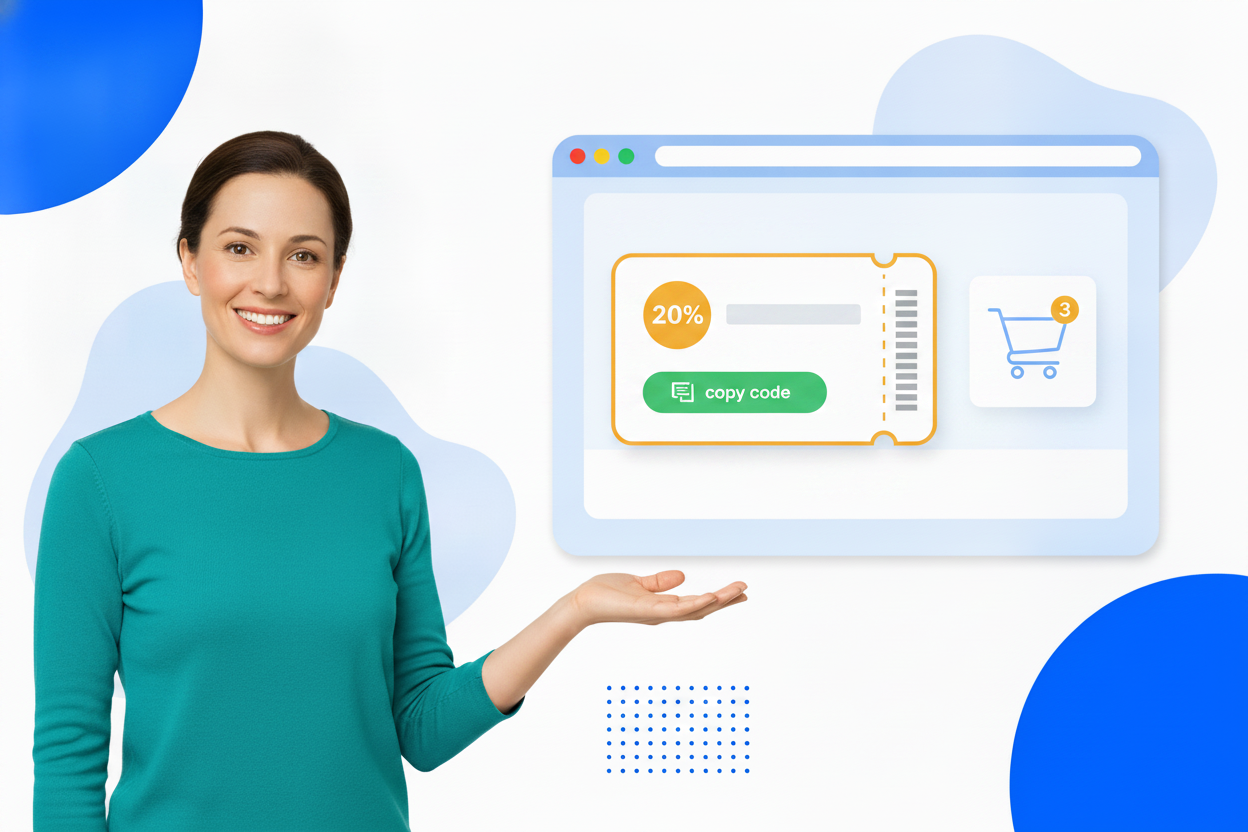 Discount Popup in use on a website