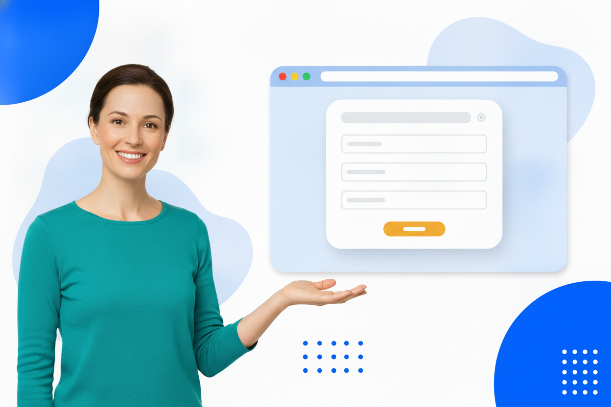 Modal Popup in use on a website