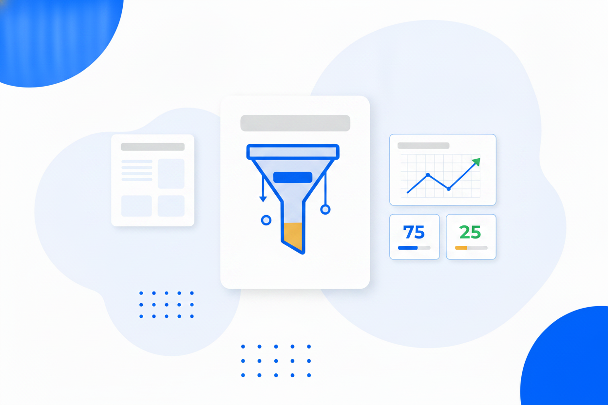 A conversion funnel and performance chart for a popup campaign
