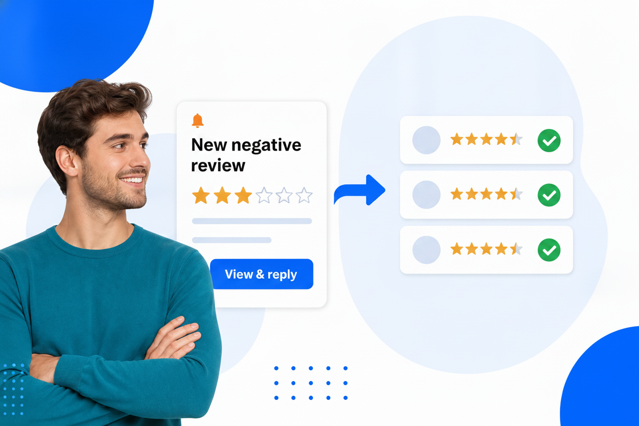 How to Respond to Negative Reviews with BrandBits reputation management