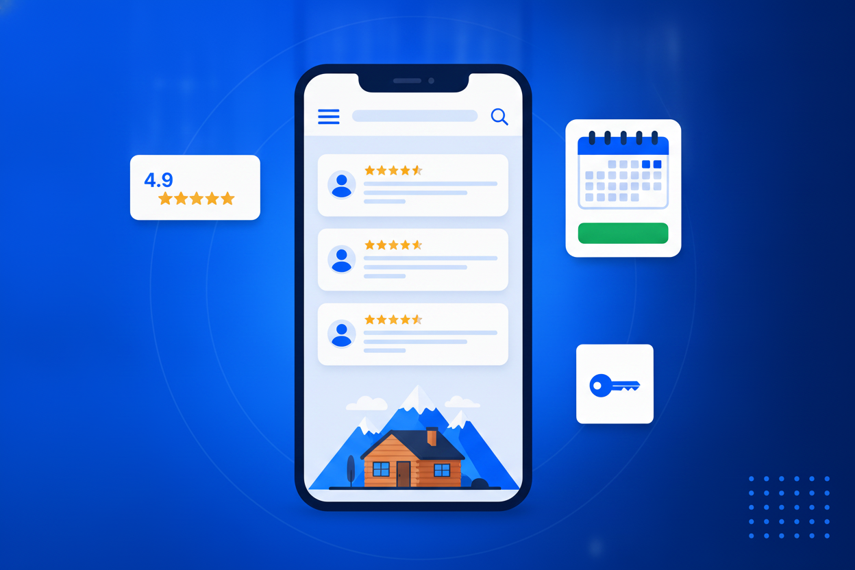 Airbnb Reviews Widget showing star ratings and review cards on a website