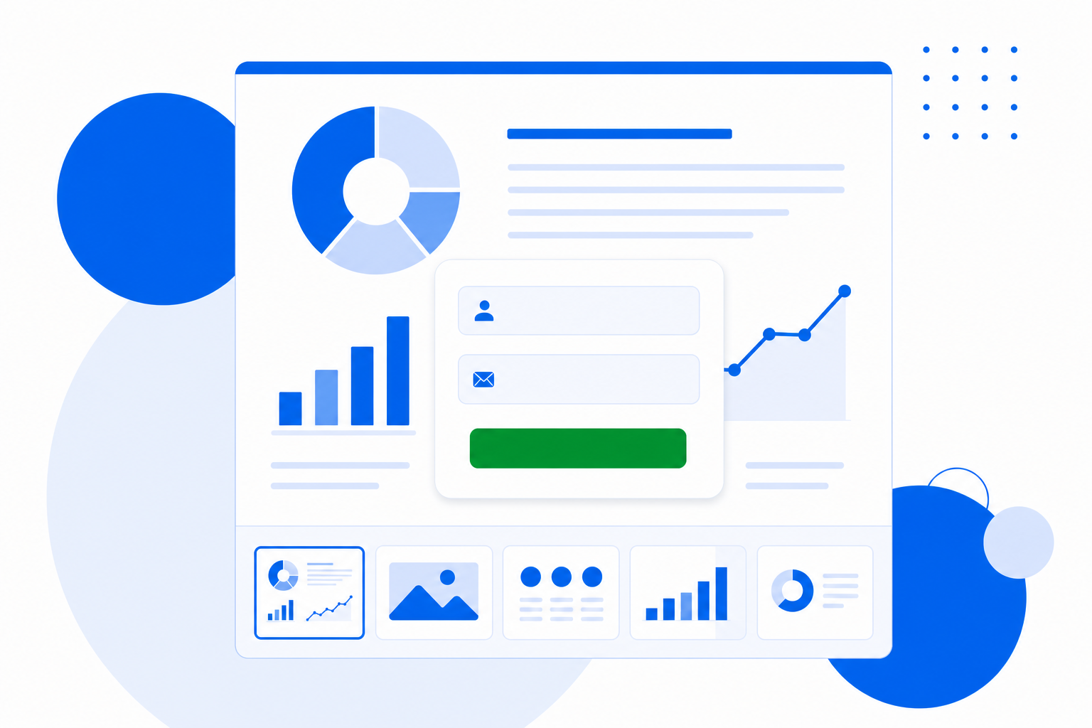 Capturing leads with a slidebook form overlay