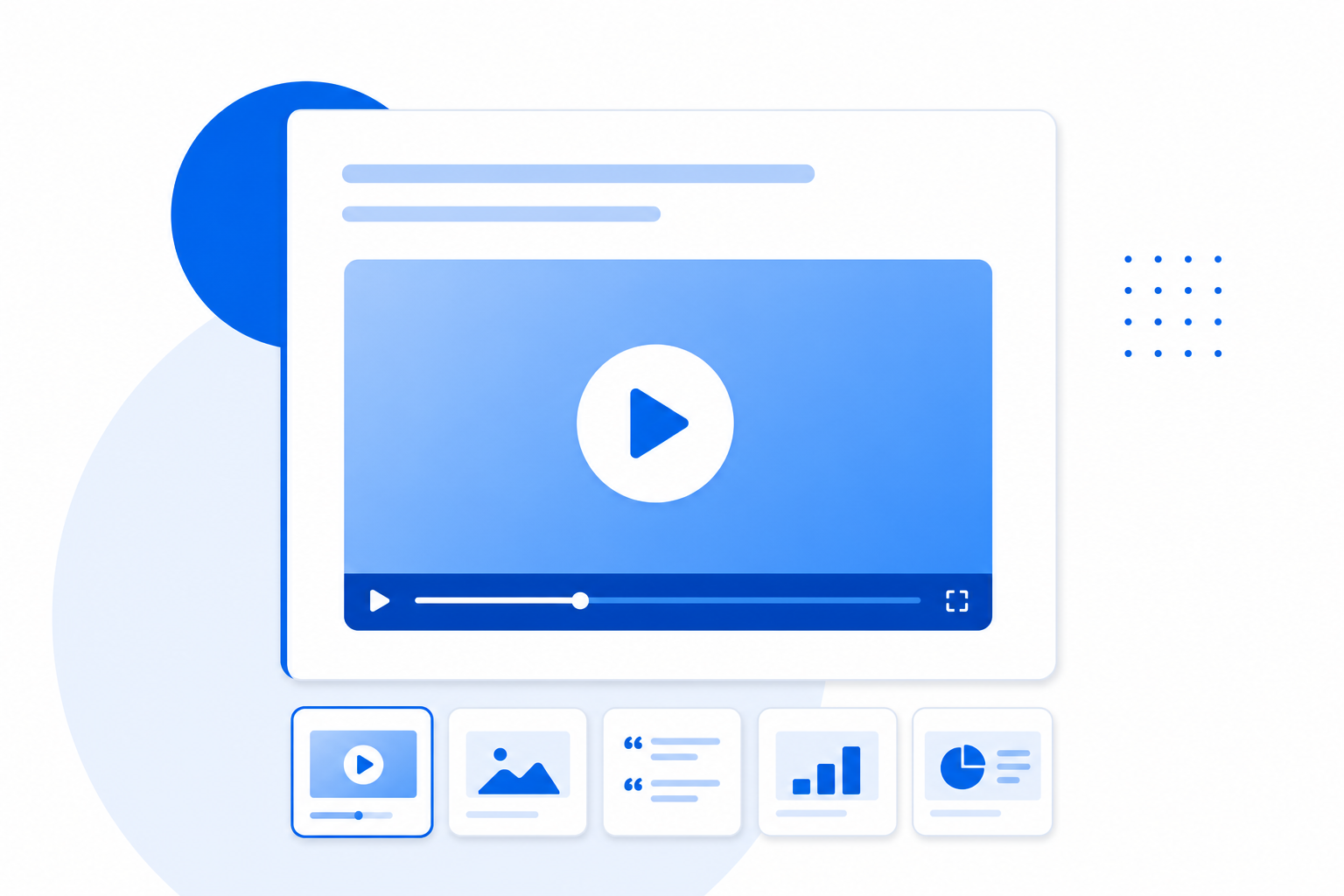 A slidebook page with an embedded video