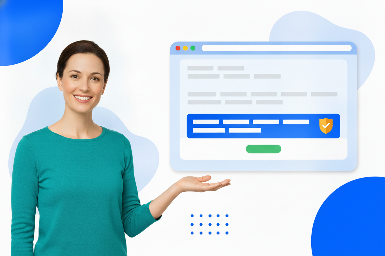 Branded Short Links in use on a website